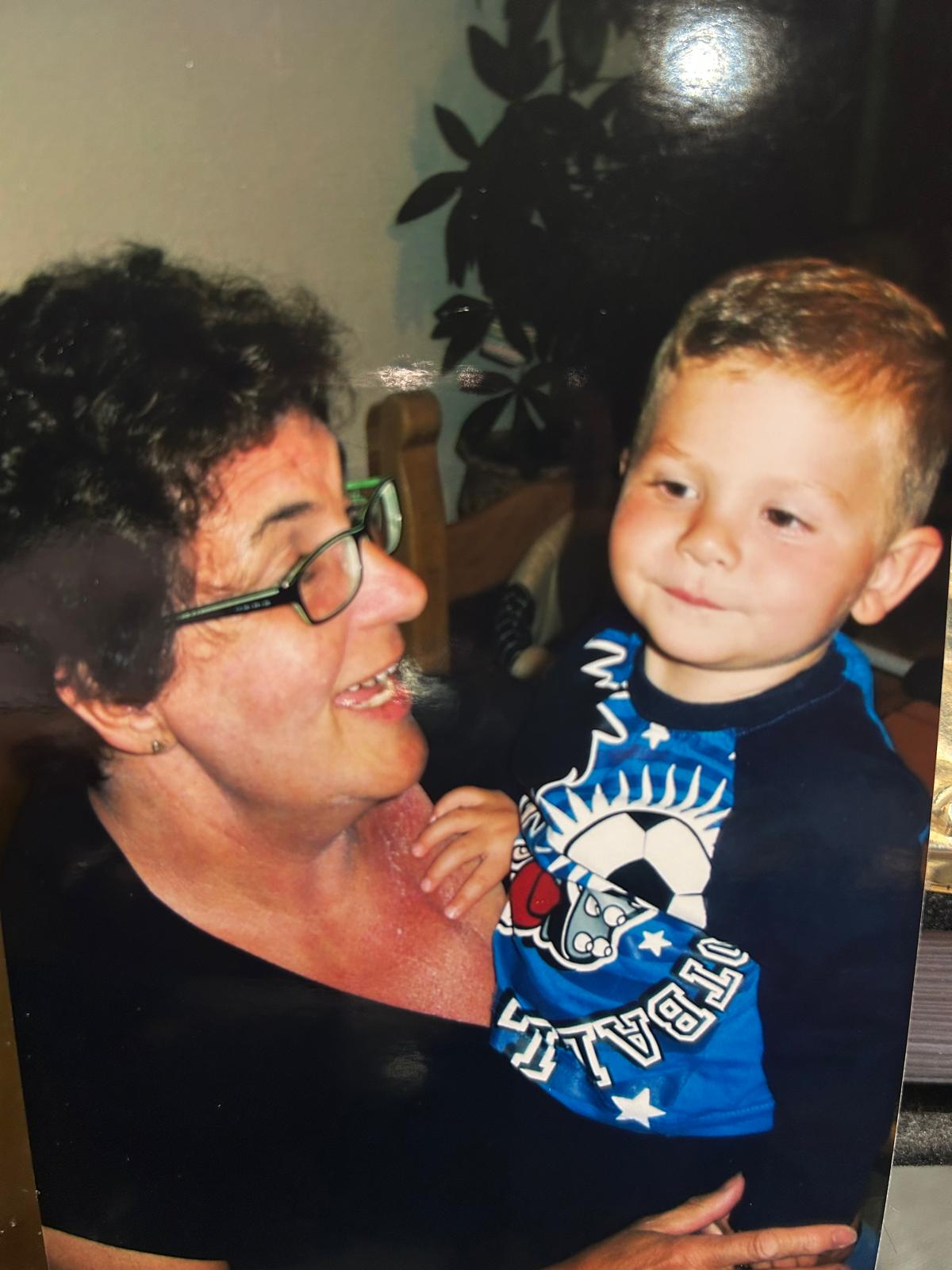 Chris with Aunty Jennifer